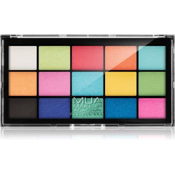 MUA Makeup Academy Professional 15 Shade Palette paleta cieni do powiek odcień Colour Burst 12 g
