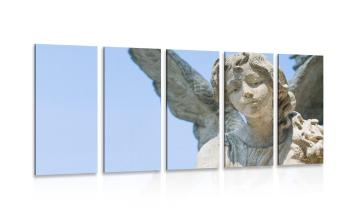 5-częściowy obraz anioł pod niebem - 100x50