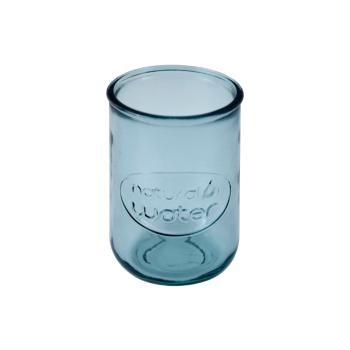 Niebieska szklanka ze szkła z recyklingu Ego Dekor Water, 0,4 l
