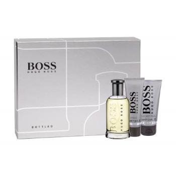 HUGO BOSS Boss Bottled zestaw Edt 100ml + 75ml Balsam po goleniu + 50ml Żel pod prysznic dla mężczyzn