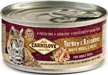 CARNILOVE Cat turkey&amp;reindeer 24 x 100 g indyk i renifer dla kotów