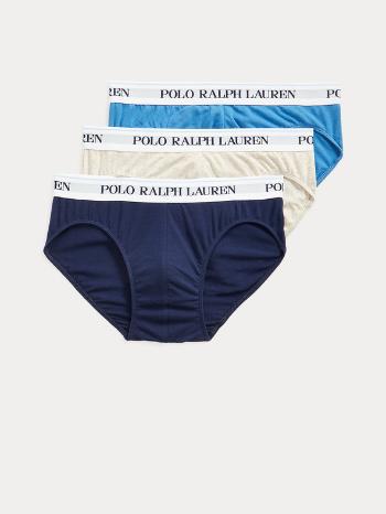 Polo Ralph Lauren Majtki męskie 3 szt Niebieski