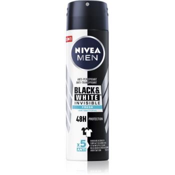 Nivea Men Invisible Black & White antyprespirant w sprayu Fresh 150 ml
