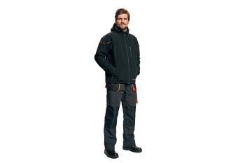 EMERTON WINTER SOFTSHELL kurtka czarna S