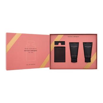 Narciso Rodriguez For Her Musc Noir Rose zestaw Edp 50 ml + Mleczko do ciała 50 ml + Żel pod prysznic 50 ml dla kobiet