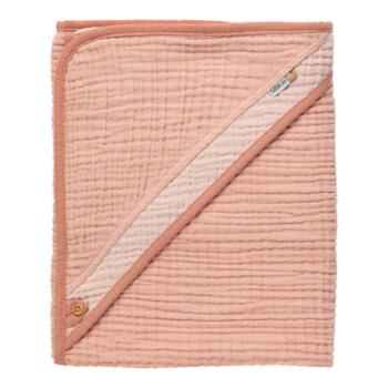 bébé jou® Hooded Towel Pure Cotton Pink