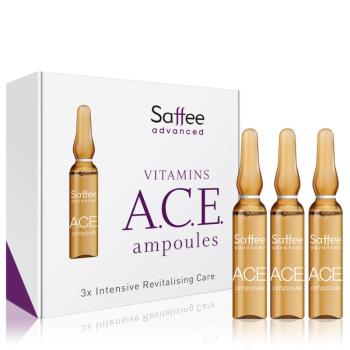 Saffee Advanced Vitamins A.C.E. Ampoules ampułki – 3-dniowy pielęgnacyjny zestaw startowy z witaminami A,C i E 3x2 ml