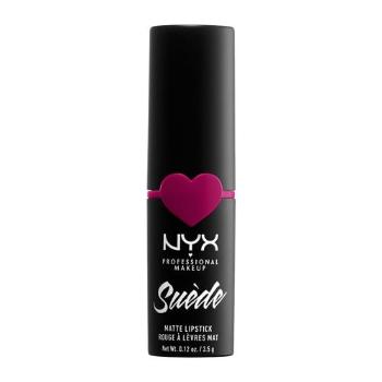 NYX Professional Makeup Suède Matte Lipstick 3,5 g pomadka dla kobiet 12 Clinger