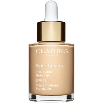 Clarins Skin Illusion Natural Hydrating Foundation rozświetlający podkład nawilżający SPF 15 odcień 101 Linen 30 ml