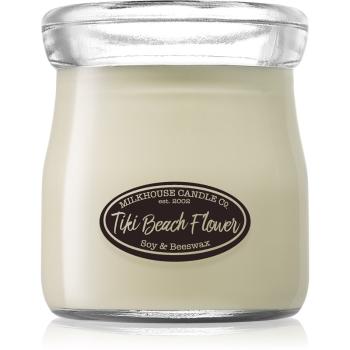 Milkhouse Candle Co. Creamery Tiki Beach Flower świeczka zapachowa Cream Jar 142 g