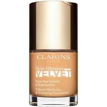 Clarins Skin Illusion Velvet podkład w płynie z matowym wykończeniem o działaniu odżywczym odcień 112.5W 30 ml