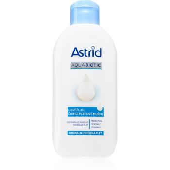 Astrid Aqua Biotic odświeżające mleczko oczyszczające do cery normalnej i mieszanej 200 ml