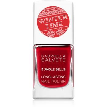 Gabriella Salvete Winter Time lakier do paznokci o dużej trwałości z wysokim połyskiem odcień 3 Jingle Bells 11 ml