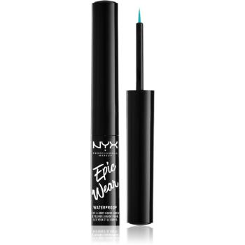 NYX Professional Makeup Epic Wear Metallic Liquid Liner długotrwały eyeliner w żelu odcień 06 - Teal Metal 3,5 ml
