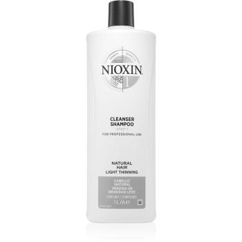 Nioxin System 1 Cleanser Shampoo szampon oczyszczający do włosów normalnych i delikatnych 1000 ml