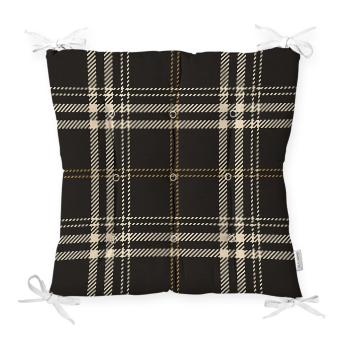 Poduszka na krzesło Minimalist Cushion Covers Flannel Black, 40x40 cm