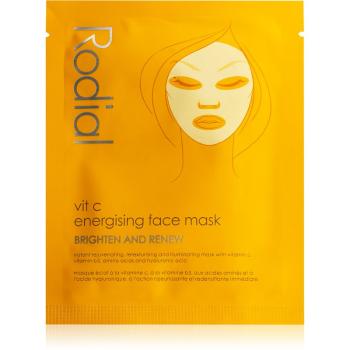 Rodial Vit C Energising Face Mask platynowa maska nadająca blasku i witalności skórze z witaminą C 20 ml