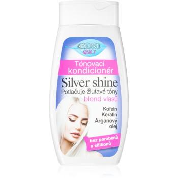 Bione Cosmetics Silver Shine odżywka nawilżająca, która neutralizuje żółte odcienie 260 ml