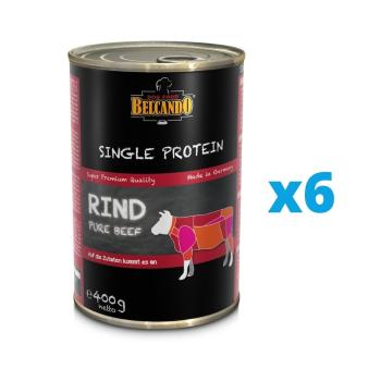 BELCANDO Single Protein Wołowina 6x400 g mokra karma dla psa