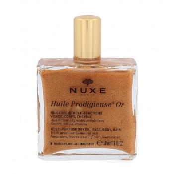 NUXE Huile Prodigieuse Or Multi-Purpose Shimmering Dry Oil 50 ml olejek do ciała dla kobiet uszkodzony flakon