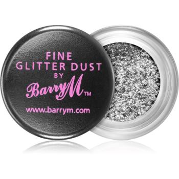 Barry M Fine Glitter Dust błyszczące cienie do powiek odcień Silver 0