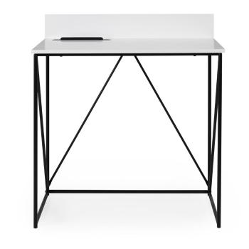 Białe biurko Tenzo Tell, 80x48 cm