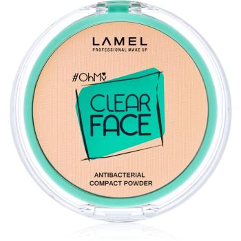 LAMEL OhMy Clear Face puder w kompakcie ze środkiem antybakteryjnym odcień 402 Vanilla 6 g