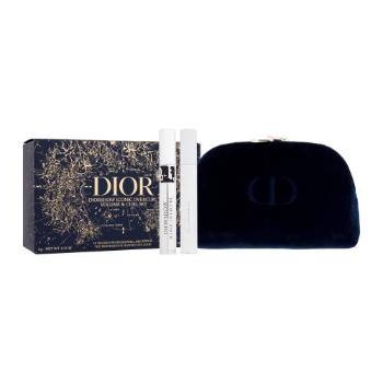 Christian Dior Diorshow Iconic Overcurl zestaw Tusz do rzęs 6 g + baza pod makijaż 10 ml + kosmetyczka dla kobiet 090 Black