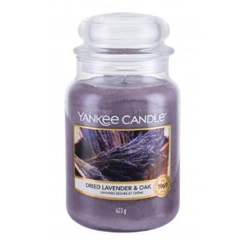 Yankee Candle Dried Lavender & Oak 623 g świeczka zapachowa unisex