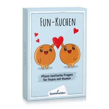 Spielehelden Fun-Kuchen/Zabawne ciastka, gra dla par, zabawne pytania, dla większej bliskości, język niemiecki
