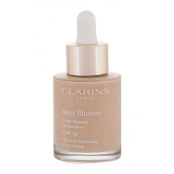 Clarins Skin Illusion Natural Hydrating SPF15 30 ml podkład dla kobiet 105 Nude