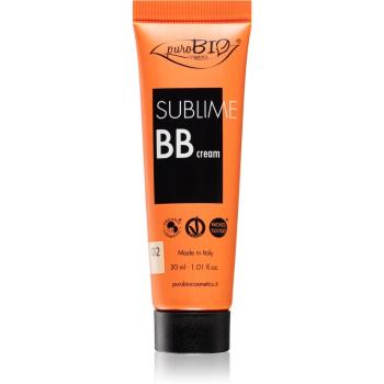 puroBIO Cosmetics Sublime BB Cream nawilżający krem BB odcień 02 30 ml