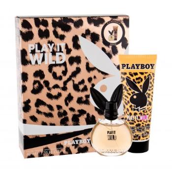 Playboy Play It Wild For Her zestaw Edt 40 ml + Mleczko do ciała 75 ml dla kobiet Uszkodzone pudełko
