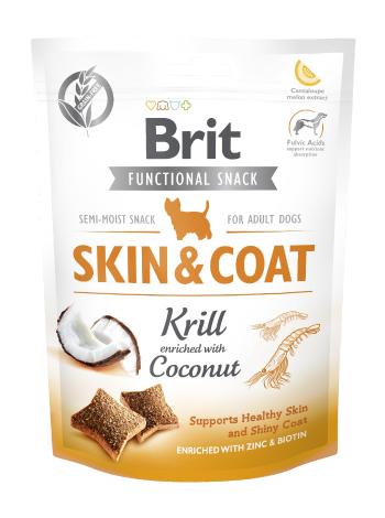 BRIT snack SKIN COAT krill/coconut - 150g