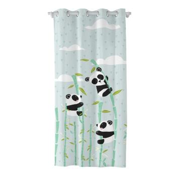 Dziecięca bawełniana zasłona Moshi Moshi Panda Garden, 140x265 cm