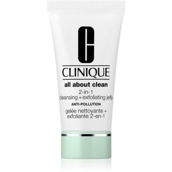Clinique All About Clean 2-in-1 Cleansing + Exfoliating Jelly złuszczający żel oczyszczający 150 ml
