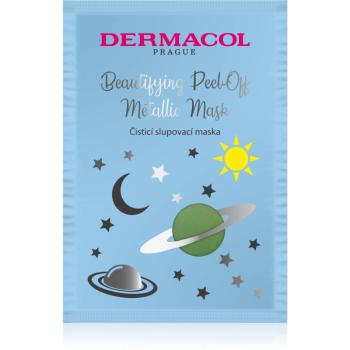 Dermacol Beautifying Peel-Off Metallic Mask maska złuszczająca głęboko oczyszczające