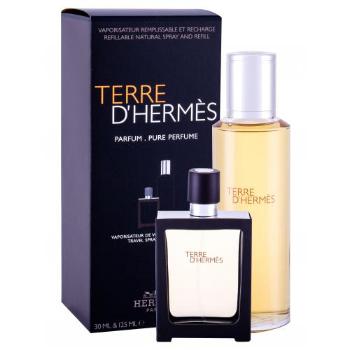 Hermes Terre d´Hermès zestaw 30ml z możliwością napełnienia + 125ml perfumy – wkład dla mężczyzn