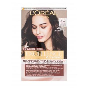 L'Oréal Paris Excellence Creme Triple Protection 48 ml farba do włosów dla kobiet Uszkodzone pudełko 3U Dark Brown
