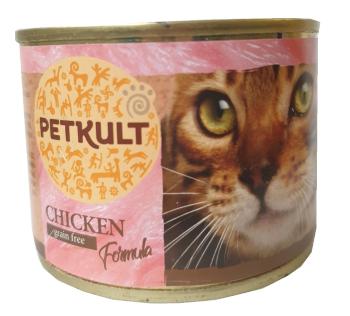 PETKULT cat cons. KURCZAK - 185g (9 + 3 gratis)