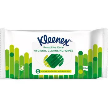 Kleenex Antibacterial Wet Wipes nawilżane chusteczki bez alkoholu 24 szt.