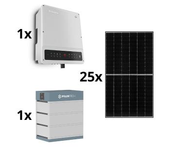 Zestaw solarny GOODWE-10kWp JINKO+10kW Konwerter hybrydowy GOODWE 3f+10,65kWh akumulator PYLONTECH