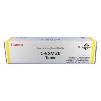 Canon originální toner CEXV20, yellow, 35000str., 0439B002, Canon iP-C7000VP, O