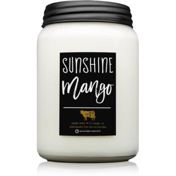 Milkhouse Candle Co. Farmhouse Sunshine Mango świeczka zapachowa Mason Jar 737 g