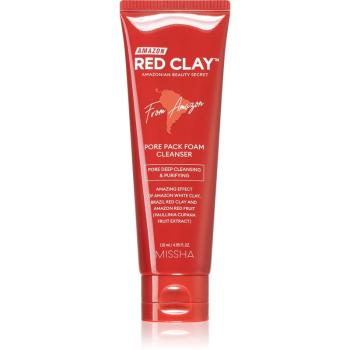 Missha Amazon Red Clay™ pianka dogłębnie oczyszczająca z glinką 120 ml