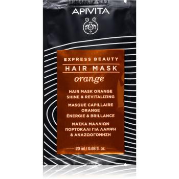Apivita Express Beauty Orange maseczka do włosów rewitalizująca 20 ml