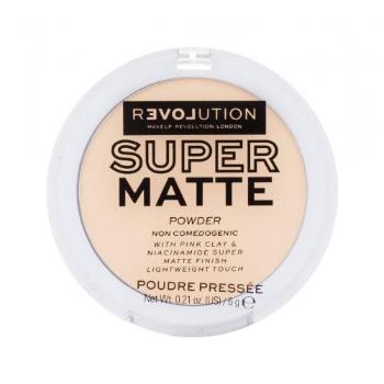 Revolution Relove Super Matte Powder 6 g puder dla kobiet Translucent