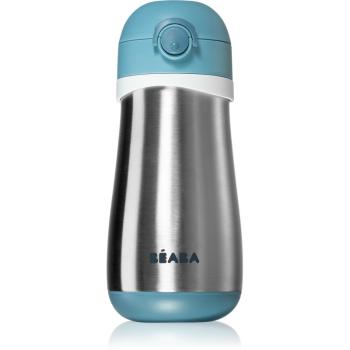 Beaba Stainless Steel Bottle With Handle termos Windy Blue 350 ml