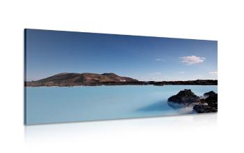 Obraz błękitna laguna - 120x60