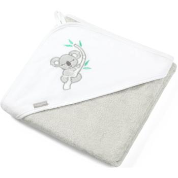 BabyOno Take Care Bamboo Towel ręcznik kąpielowy z kapturem Gray 85x85 cm